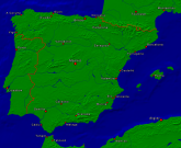Spanien Städte + Grenzen 1600x1310